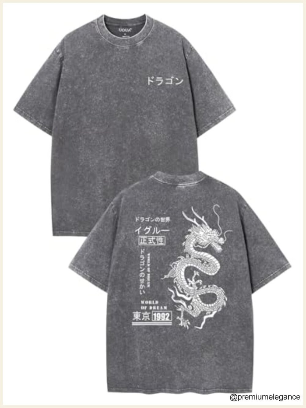 Vintage Oversized T-Shirt Casual Streetwear Cotton Crew Neck